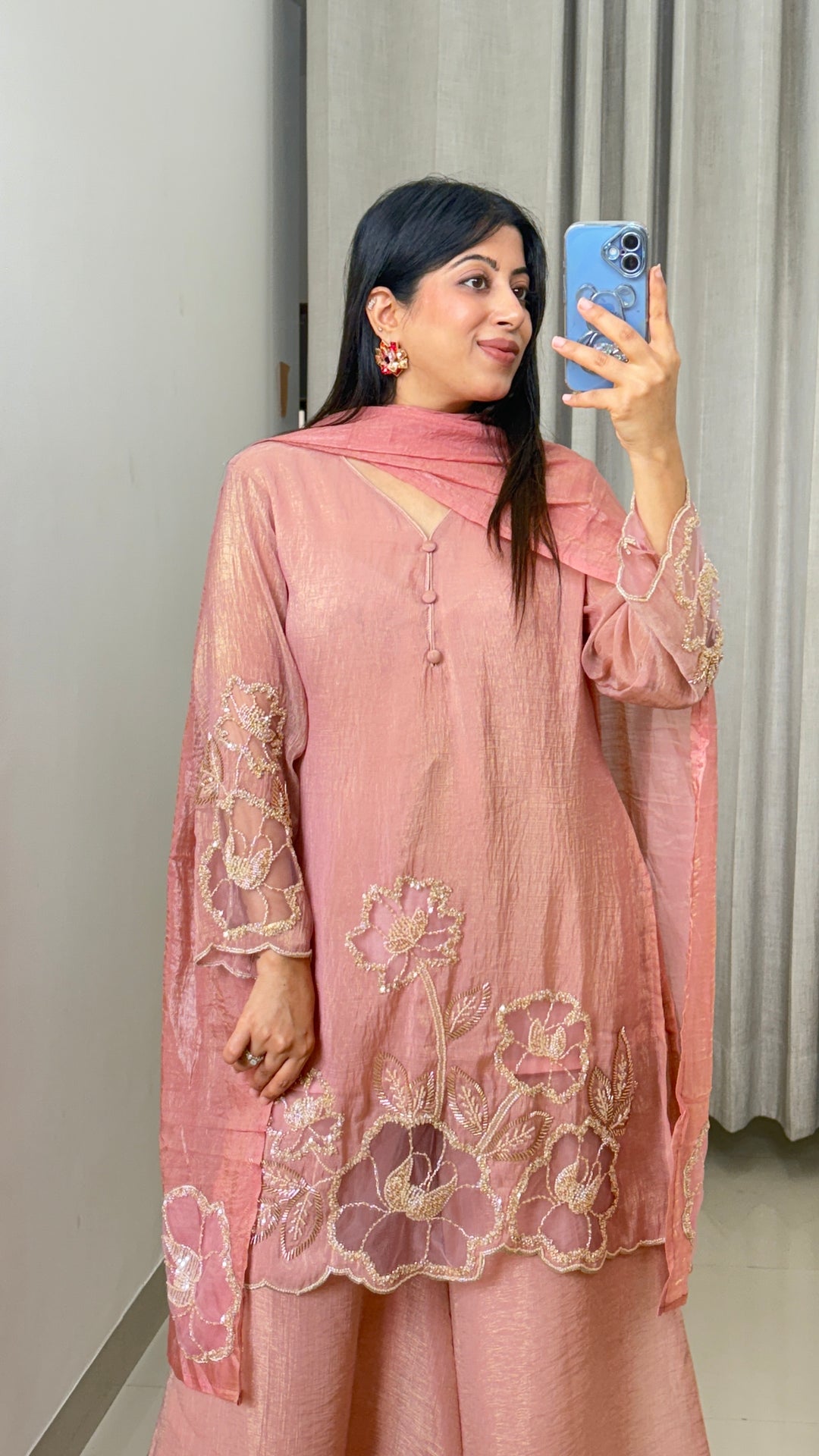"MEGHA"-FLORAL FESTIVE SUIT