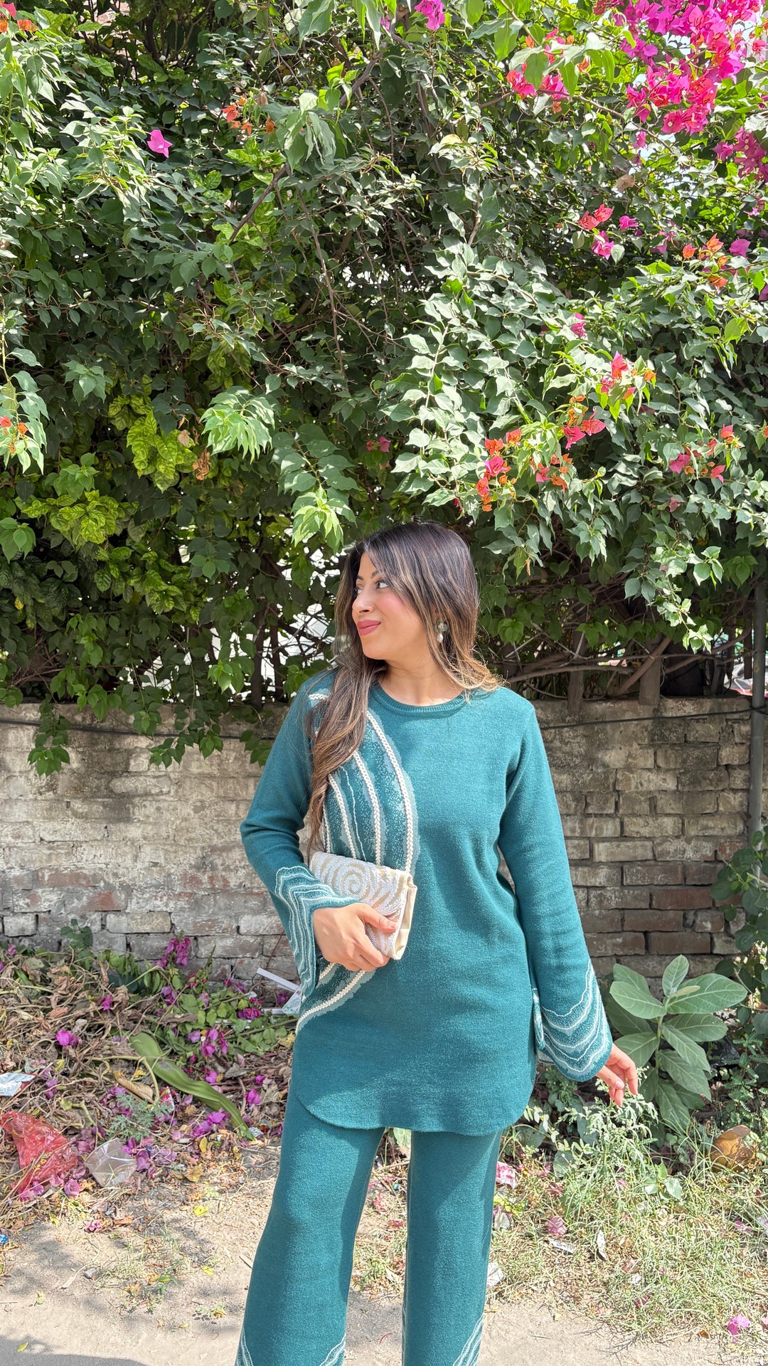 "noura"-winter two piece set
