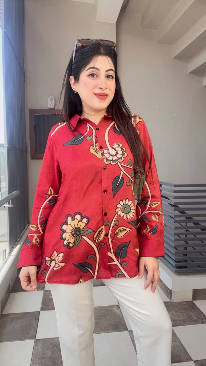 "Sal"-PRINTED SUMMER SHIRT