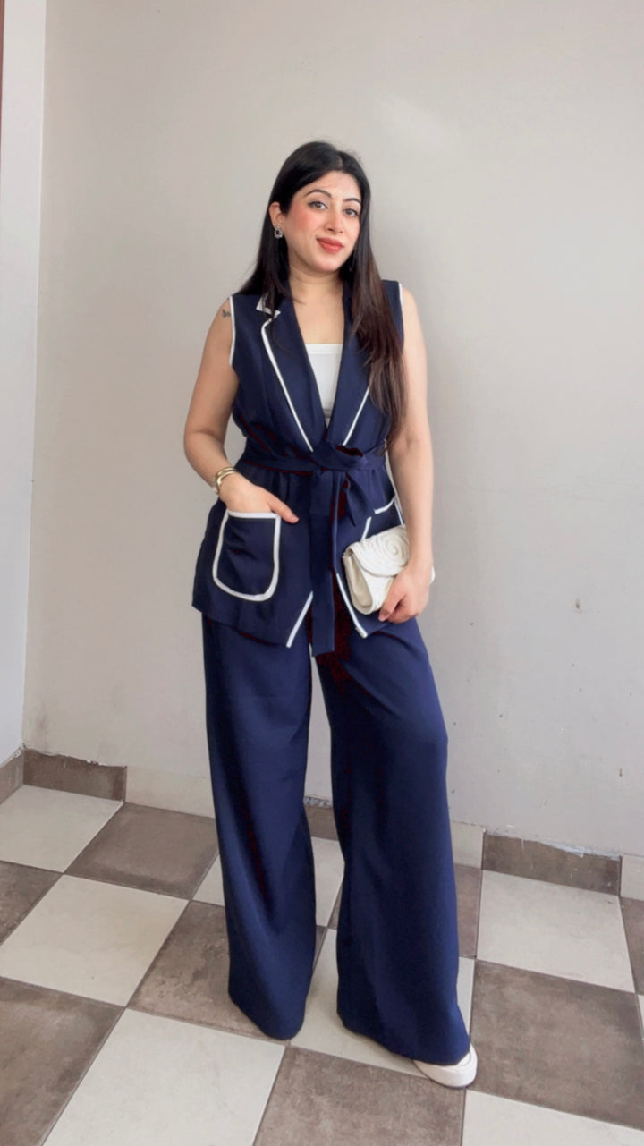 "KEITH"- 2 PC CO-ORD SET WITH BELT