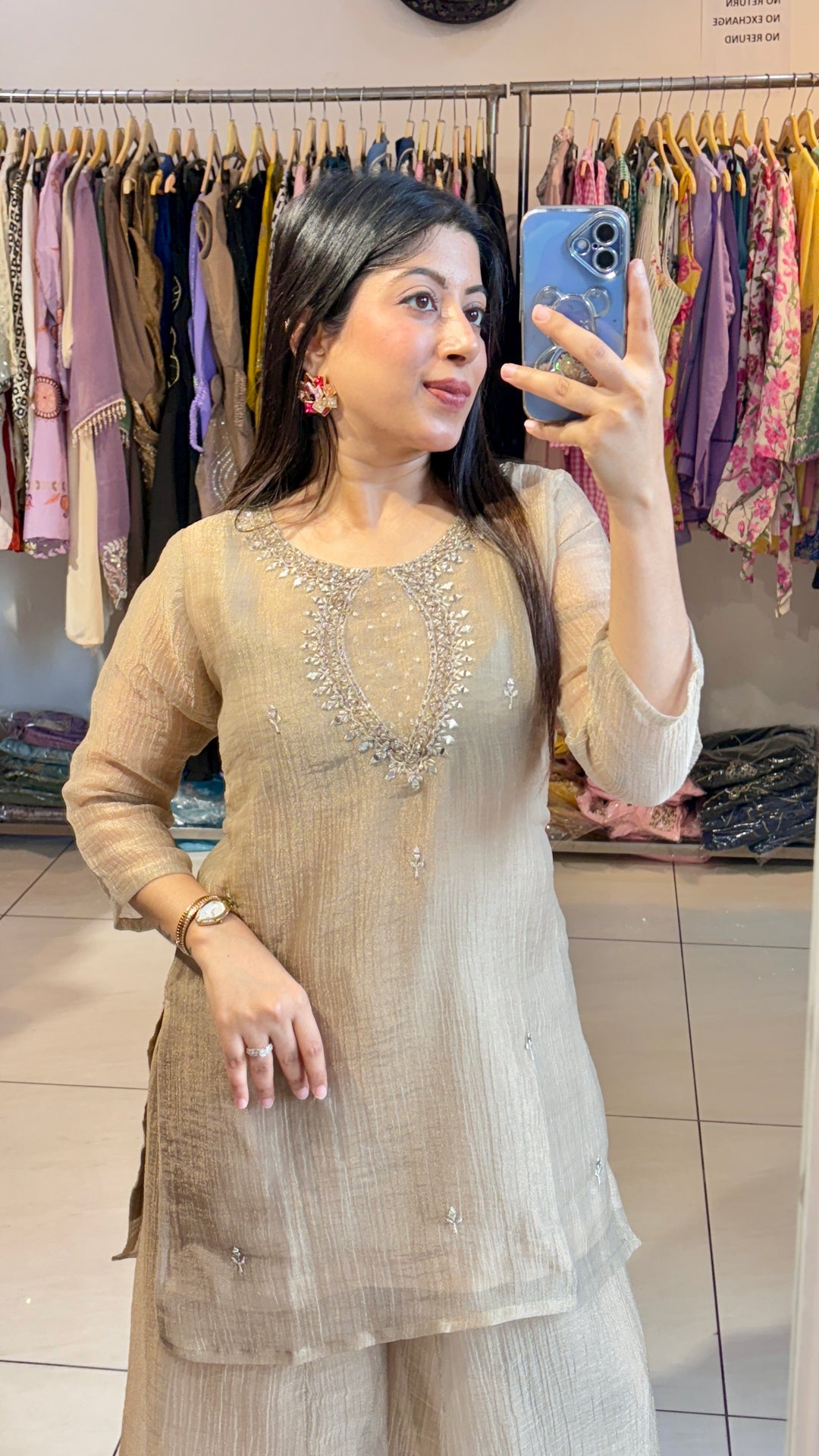 "rutba"-festive embellished two piece set
