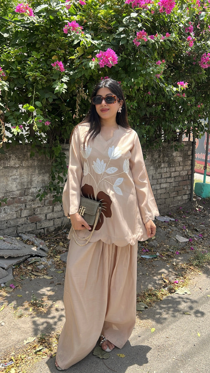 "LINA"-FLORAL SUMMER Farshi CO-ORD