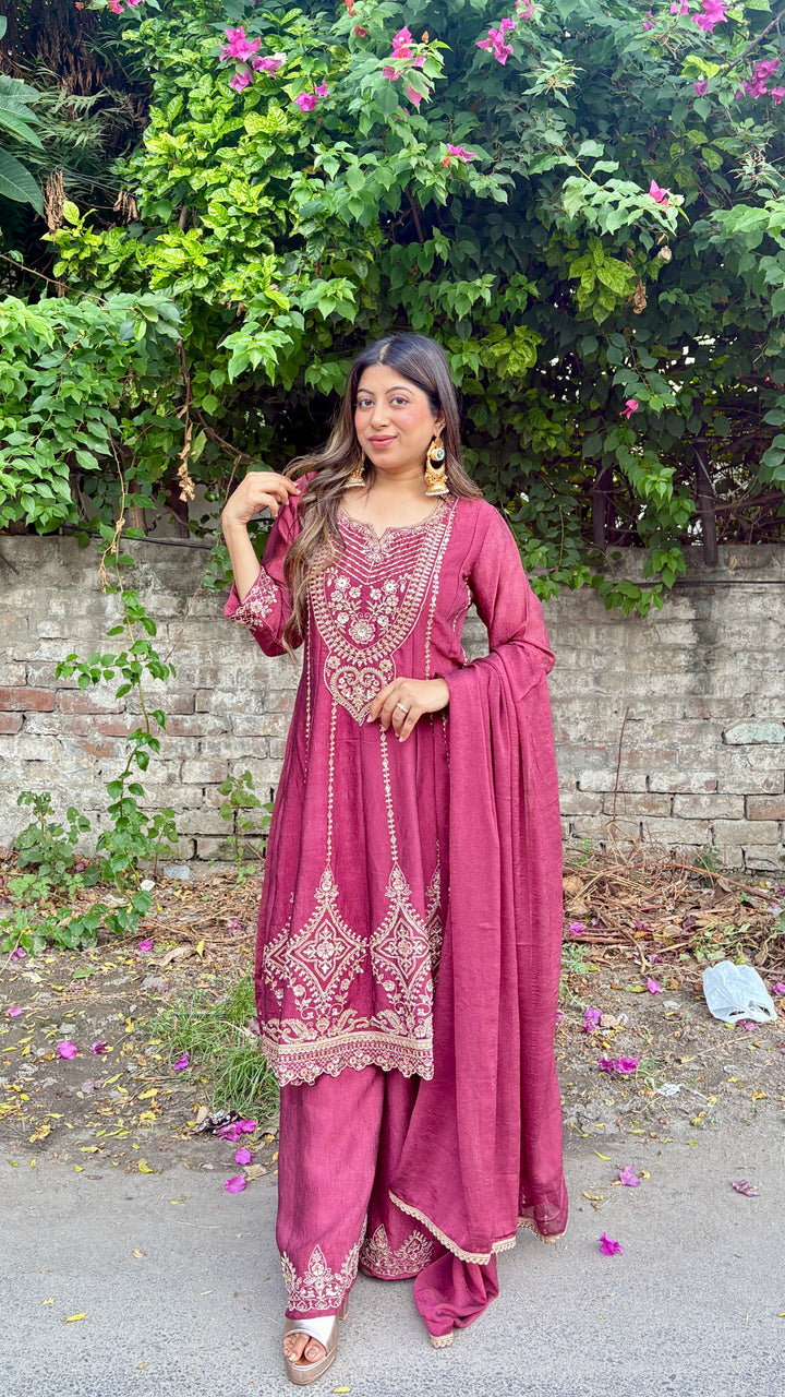 "Rabia"-festive Three Piece set