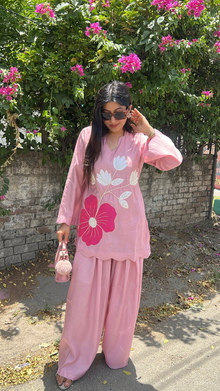 "LINA"-FLORAL SUMMER Farshi CO-ORD