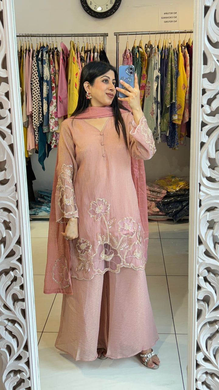 "MEGHA"-FLORAL FESTIVE SUIT
