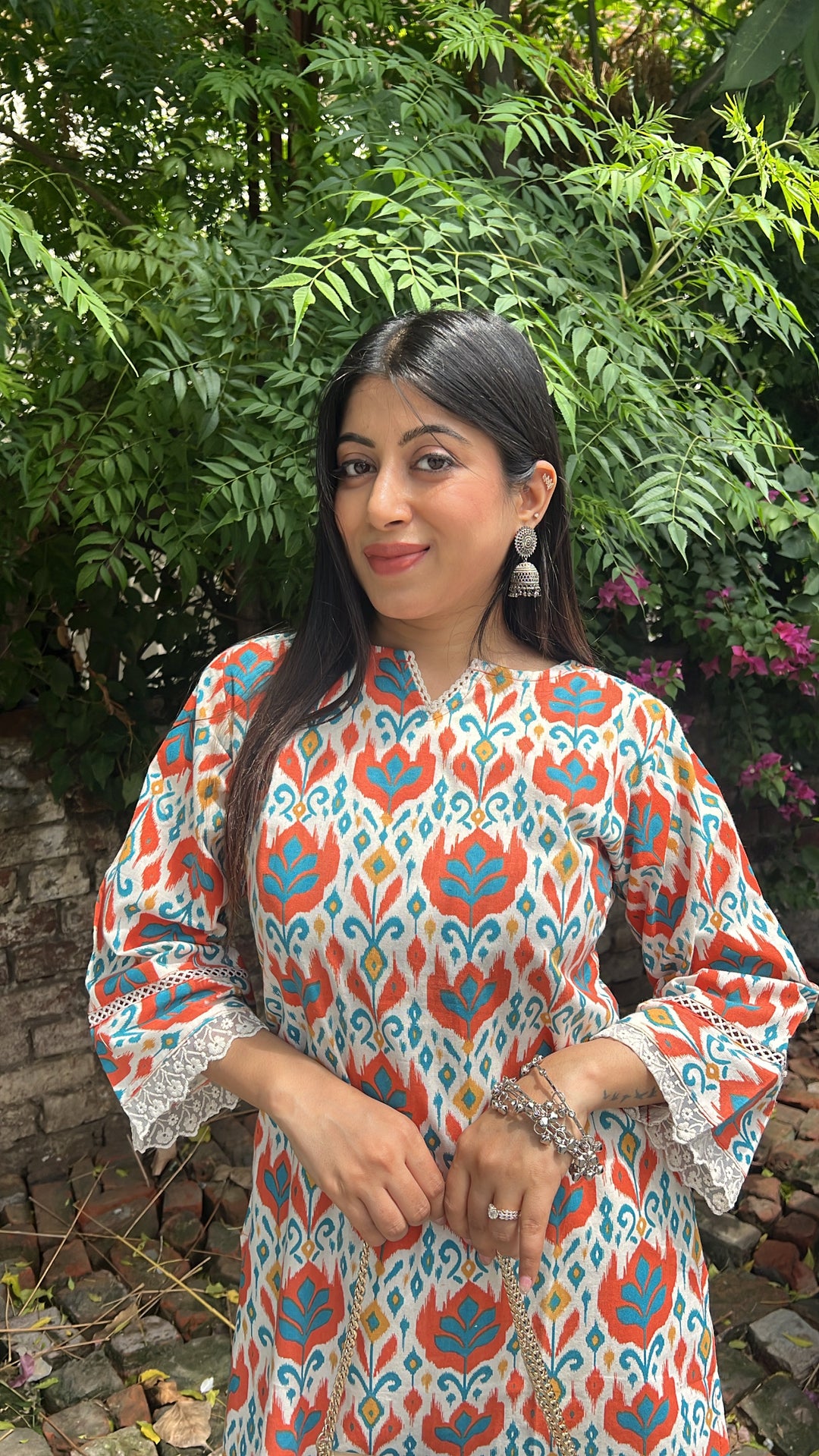 "jiva"-cotton two piece set
