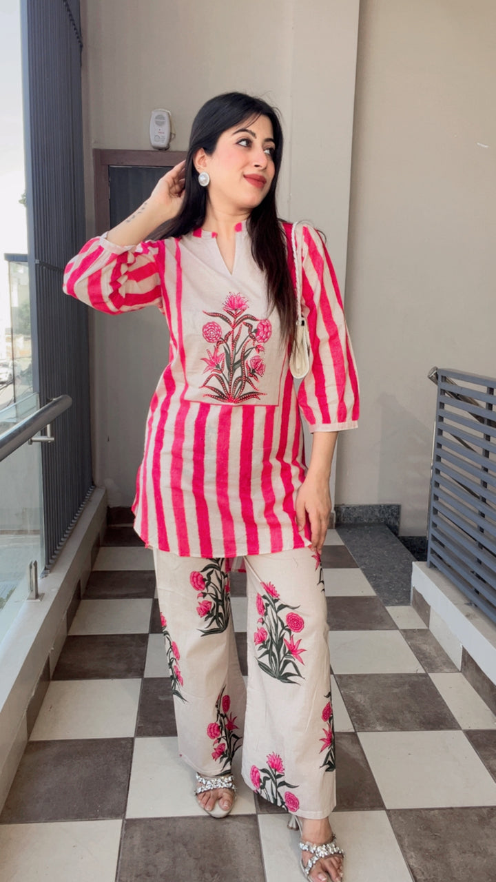 "IZA"-FLORAL TWO PIECE CO-ORD