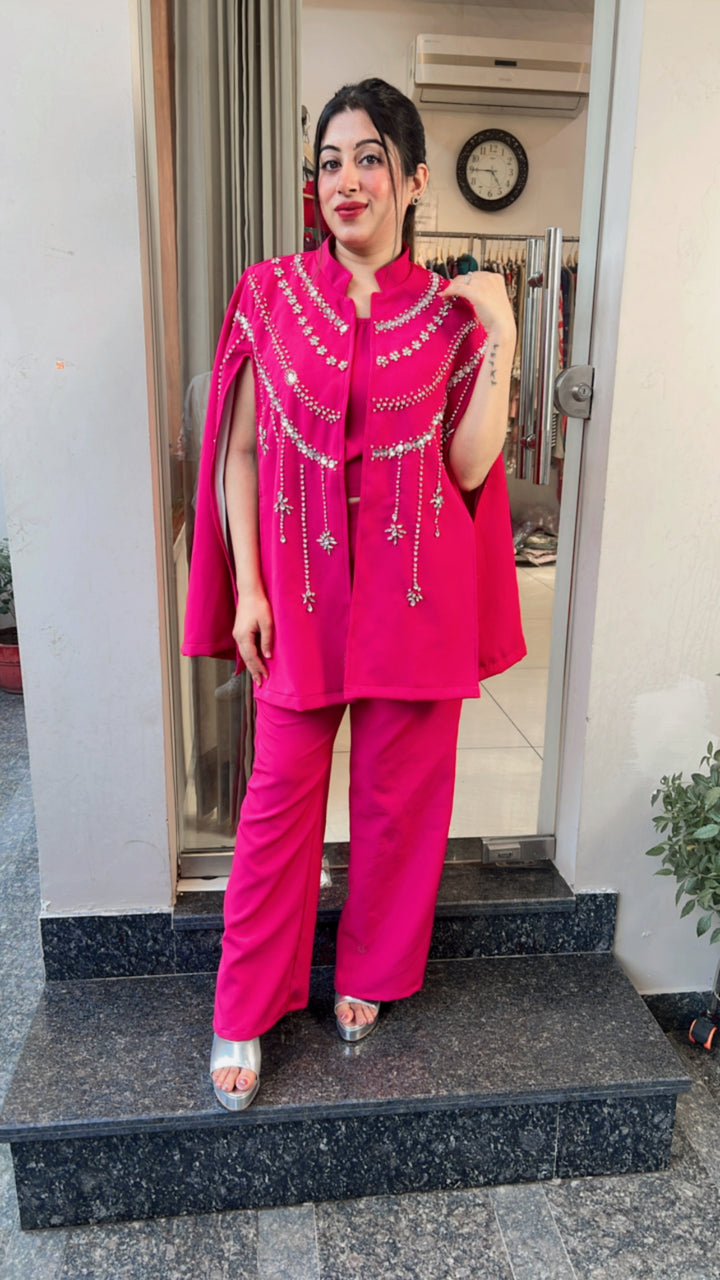 “Diya”-Three Piece Indo Western Set