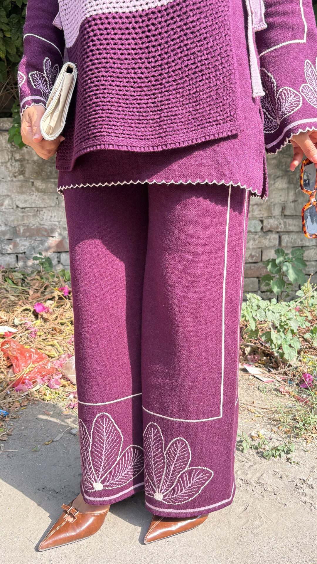 "Dua"-winter crochet three piece set