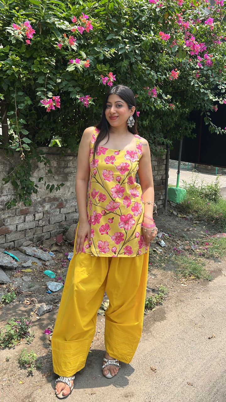 "lily"-floral farshi set