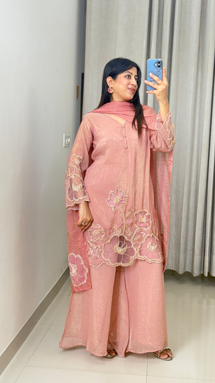 "MEGHA"-FLORAL FESTIVE SUIT