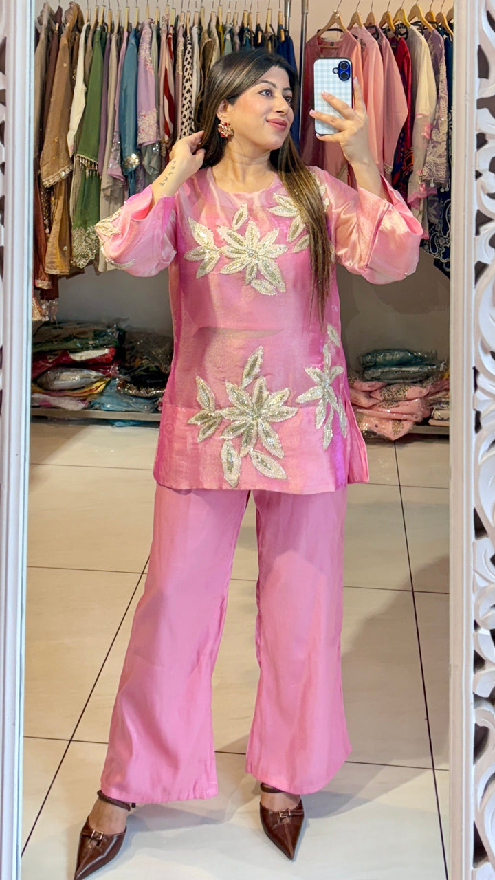 "maria"-festive embellished co-ord