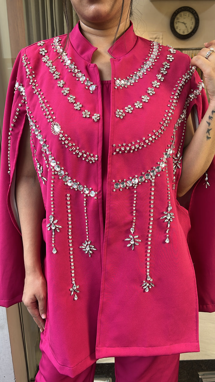 “Diya”-Three Piece Indo Western Set