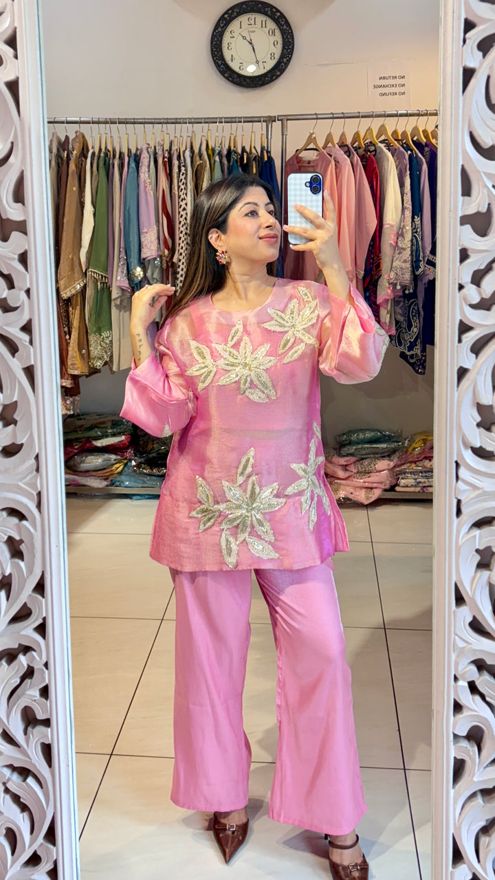 "maria"-festive embellished co-ord