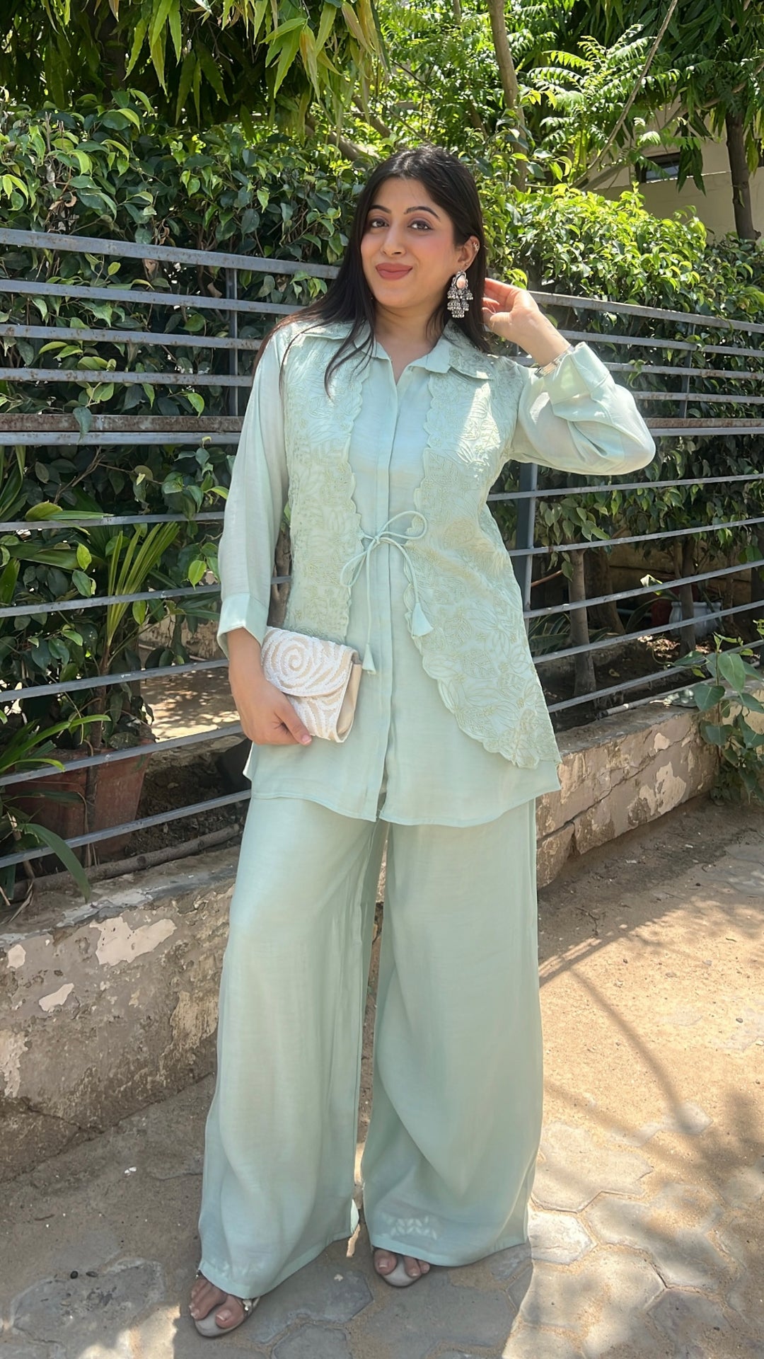 "LEVI"-PASTEL GREEN CO-ORD