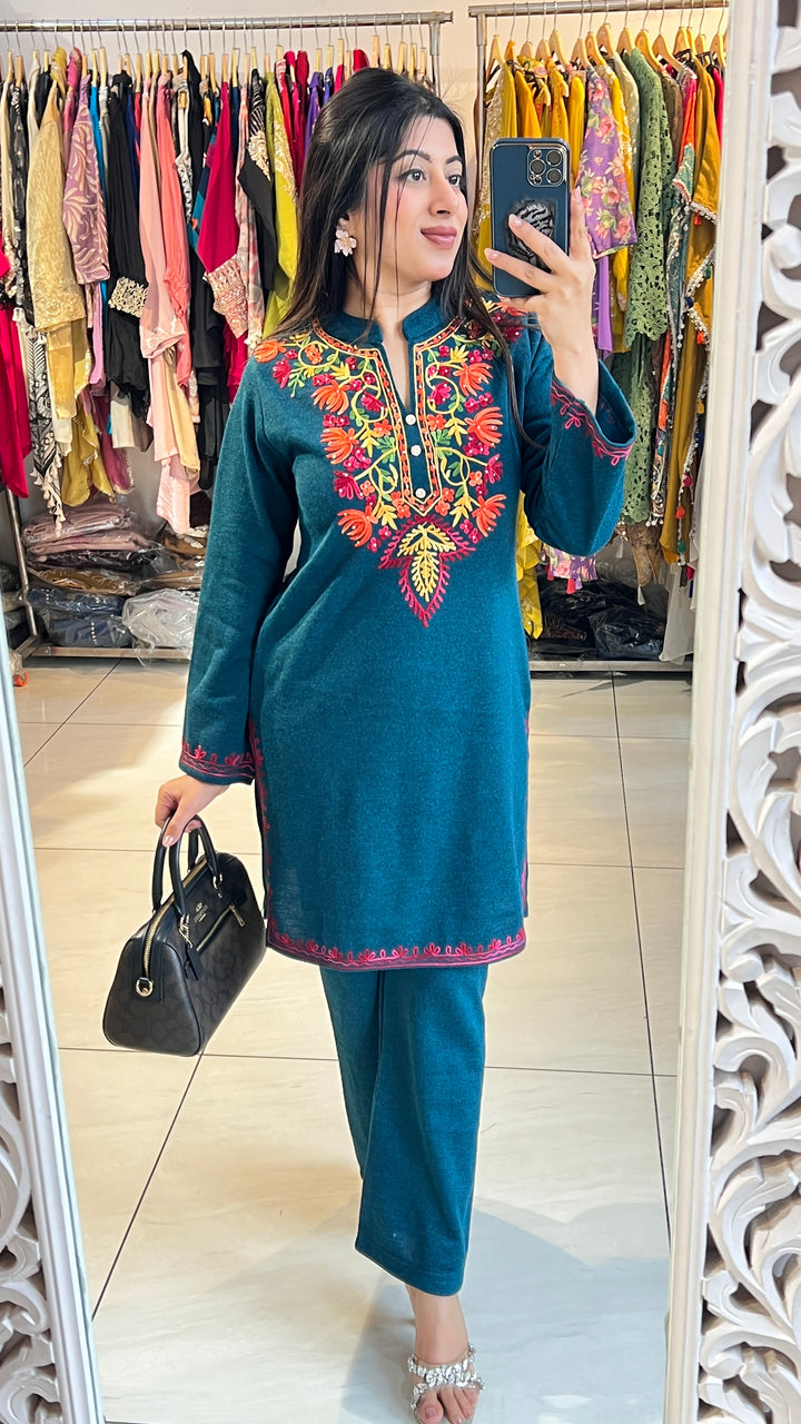 "GULNAR"-KASHMIRI EMBROIDERY CO-ORD