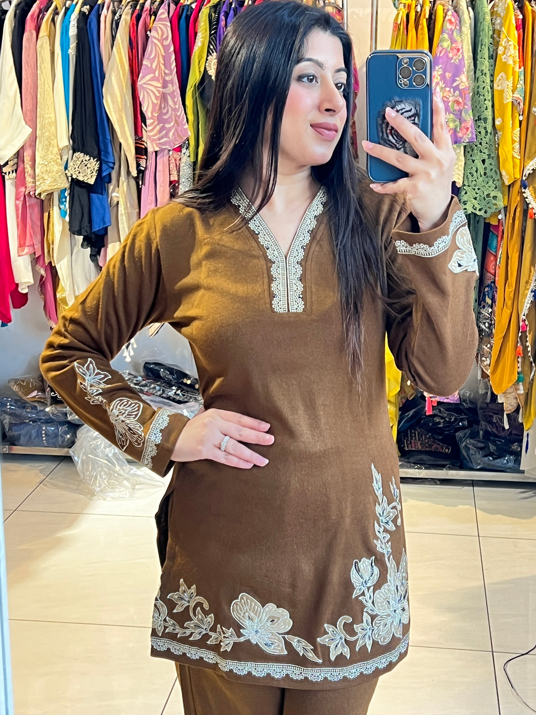 "TAKSH"-EMBROIDERY WOOLEN CO-ORD