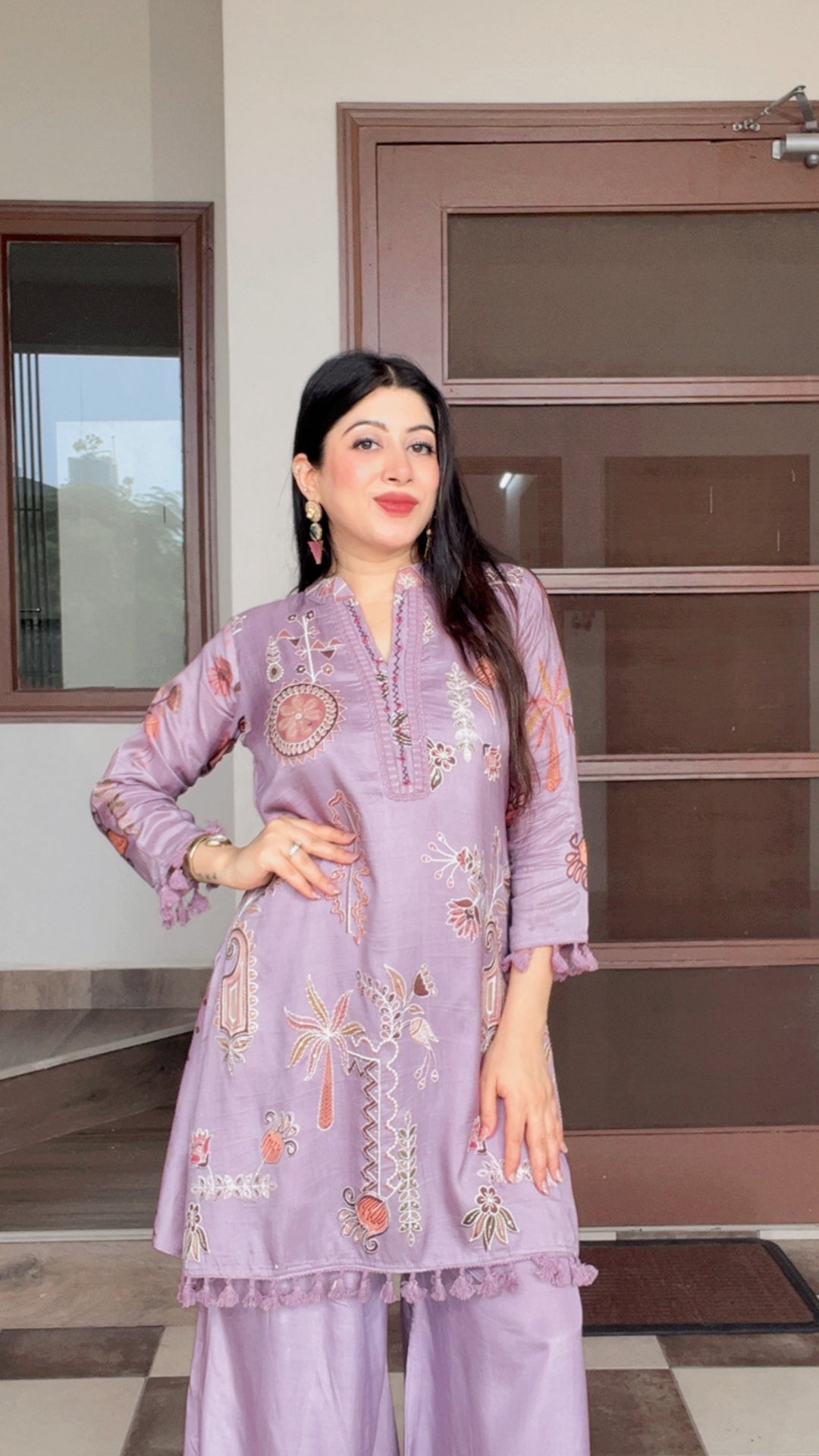 "jini"-festive two piece set