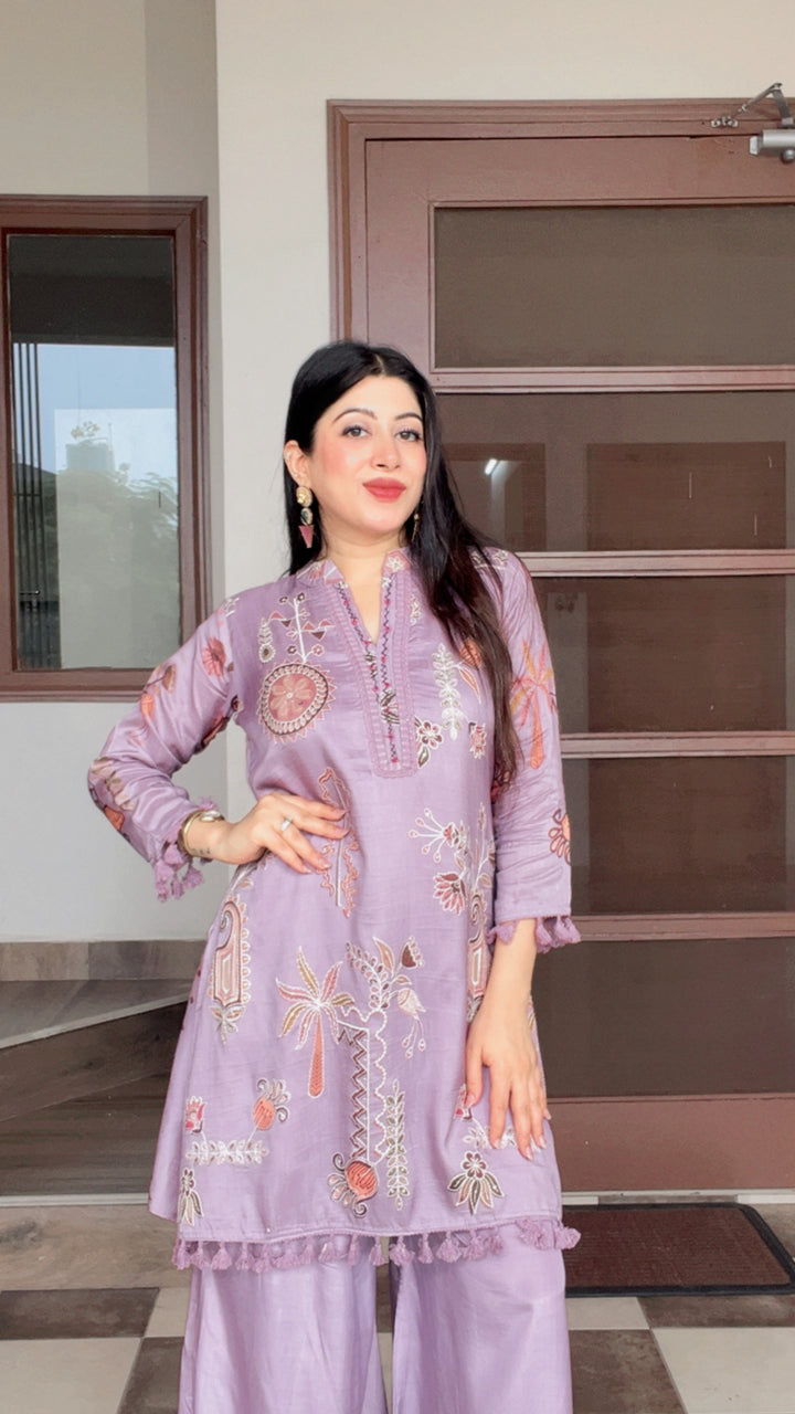 "jini"-festive two piece set