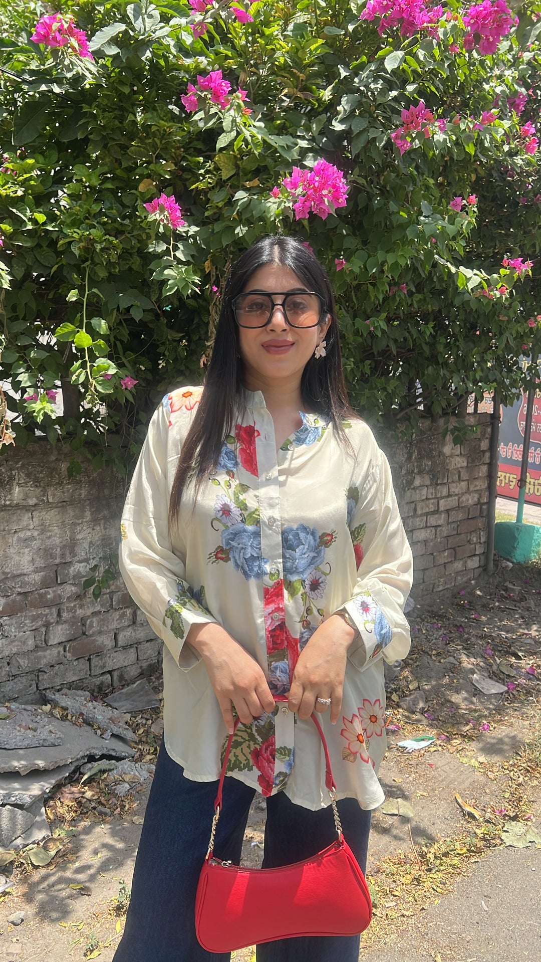 "NAVYA"-PRINTED SUMMER  SHIRT