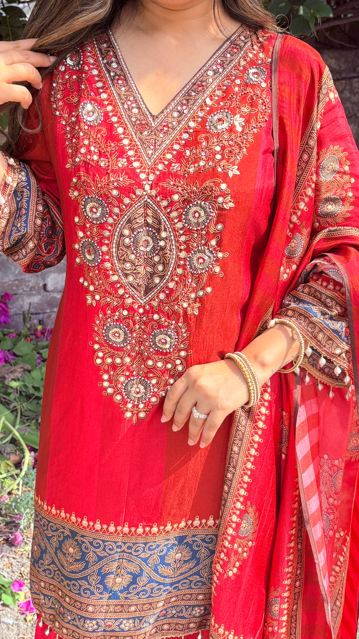 "Ruba"-festive THREE PIECE SUIT SET