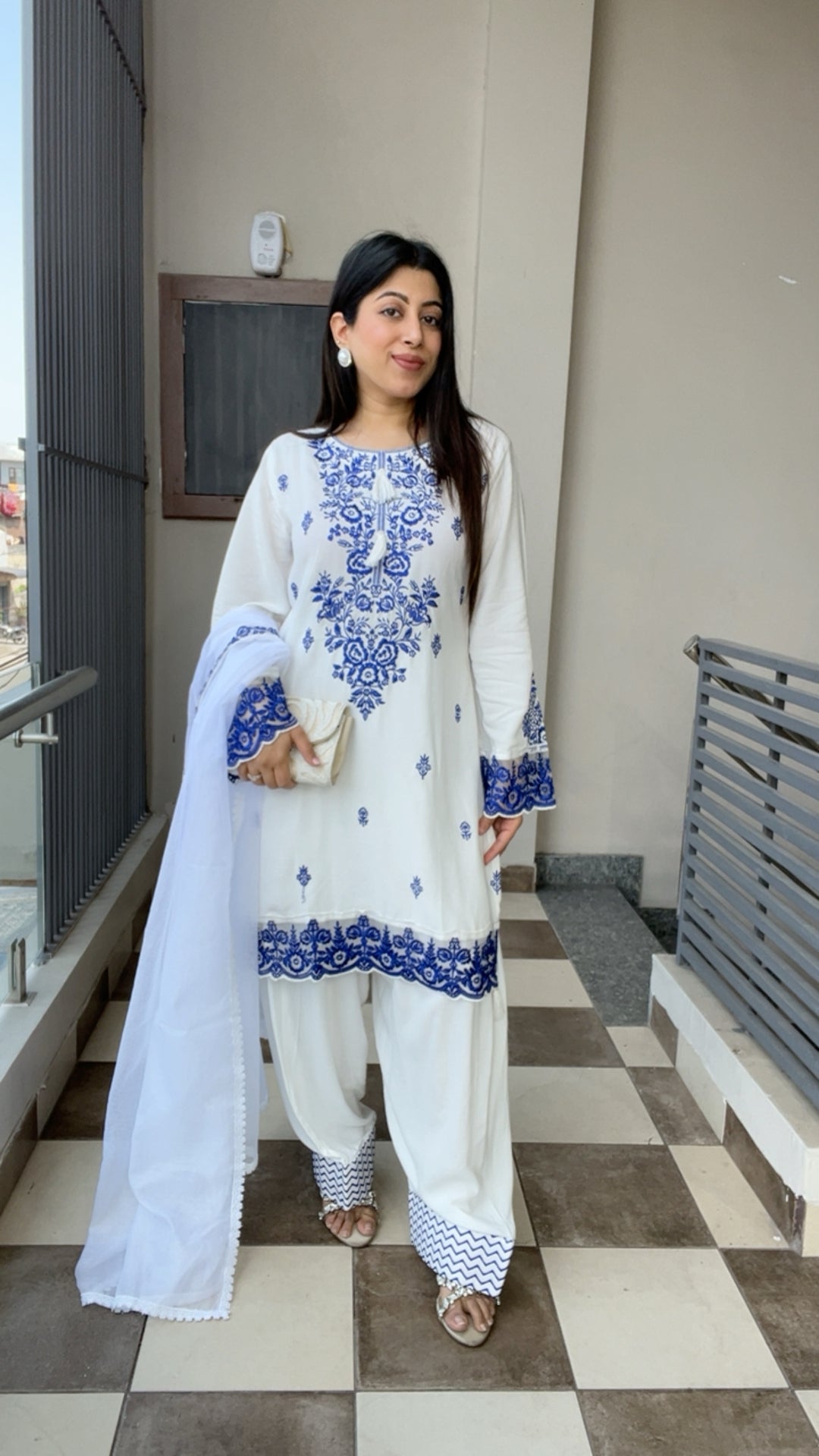 "HEENA"-FARSHI SALWAR PAKISTANI SUIT