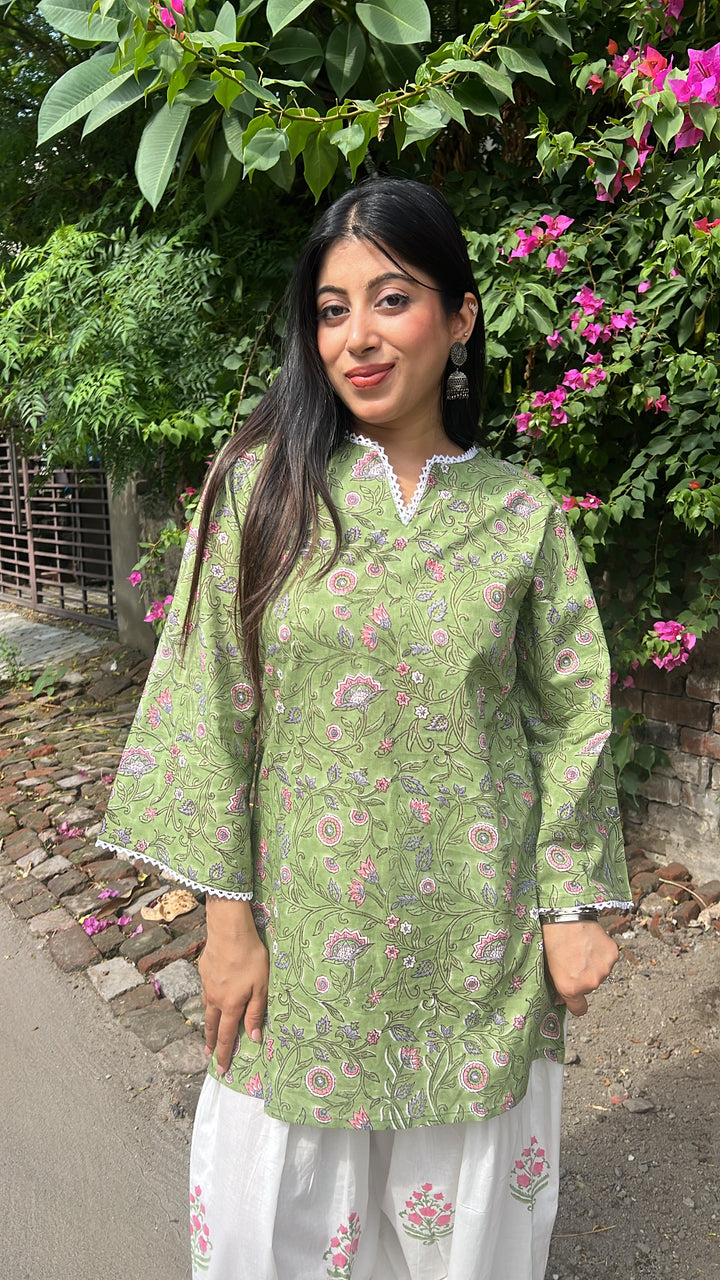 "NILIMA"-TWO PIECE FARSHI SET