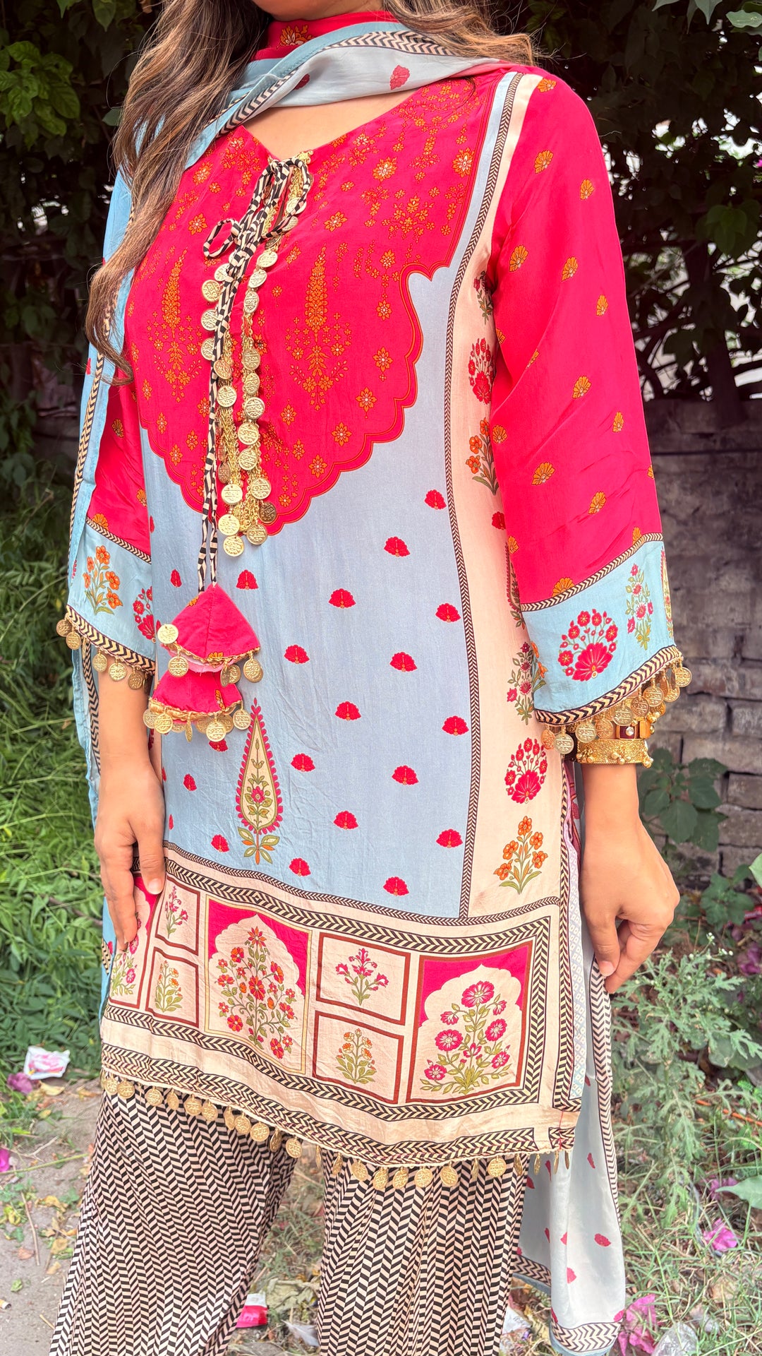 "Riffat"-festive THREE PIECE SUIT SET