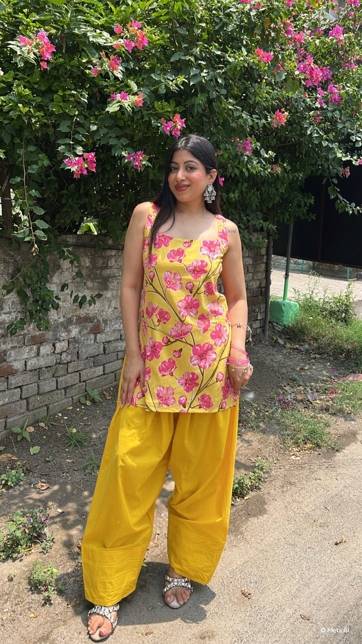 "lily"-floral farshi set