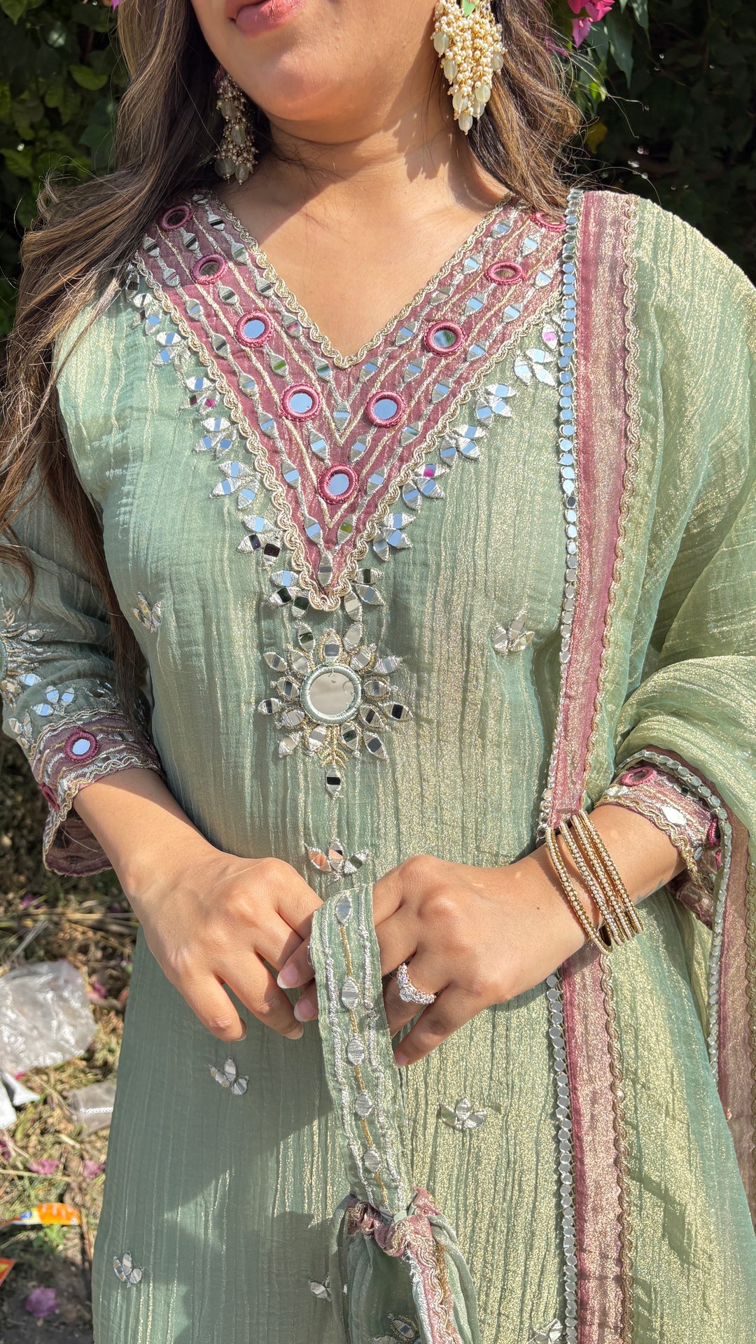 "Yasmin"-festive three piece set
