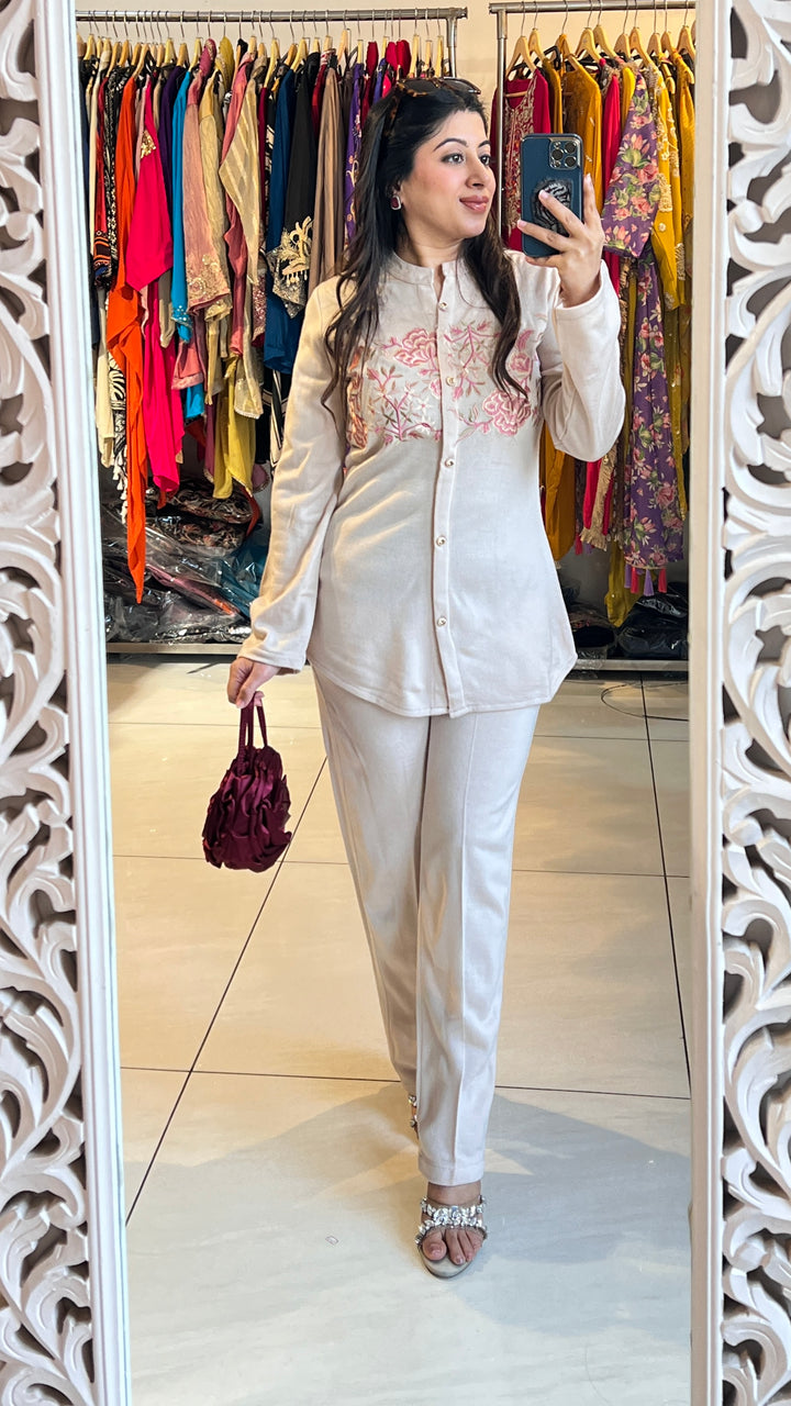 "MIHIMA"-WINTER EMBROIDERY CO-ORD