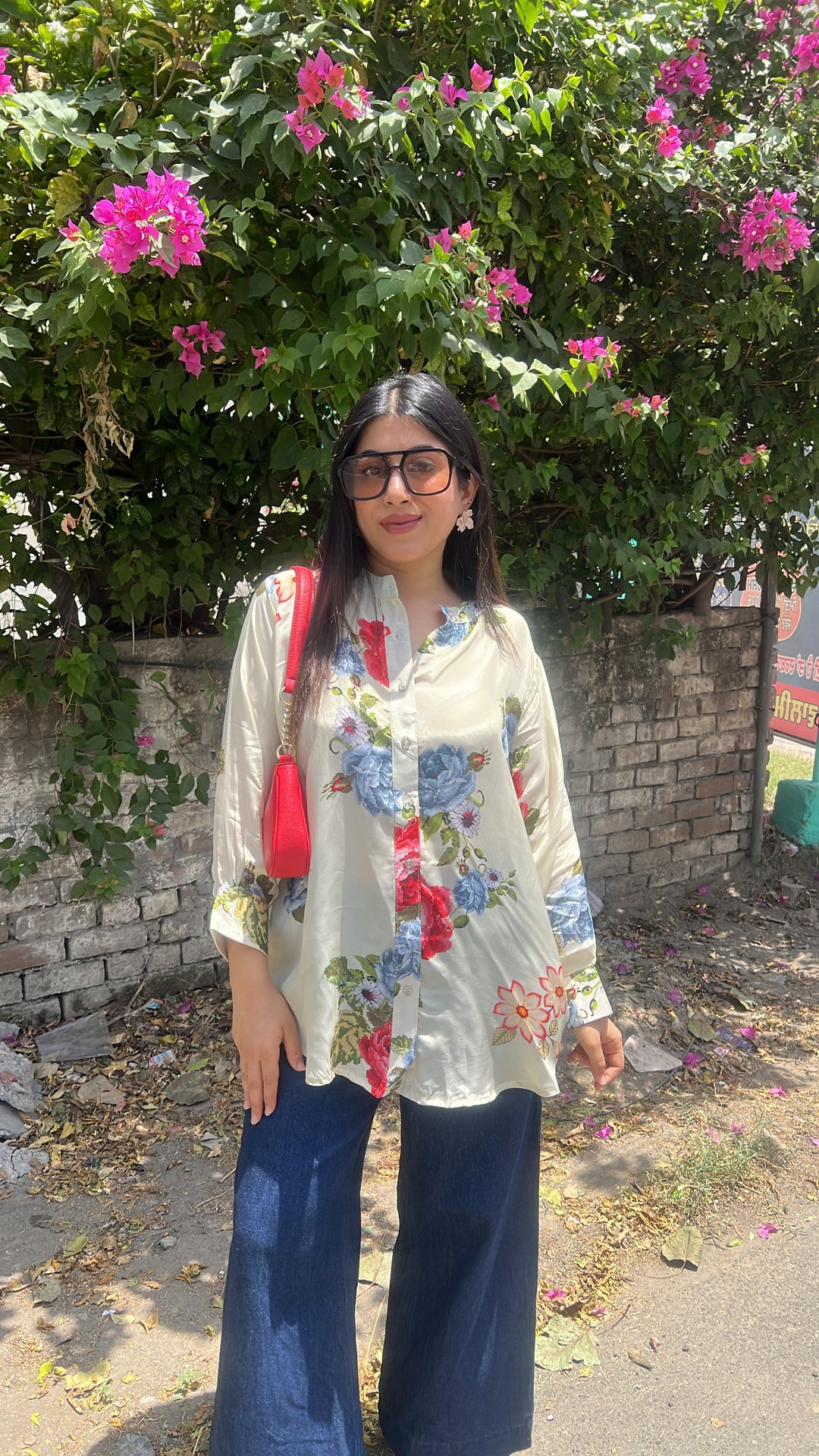 "NAVYA"-PRINTED SUMMER  SHIRT