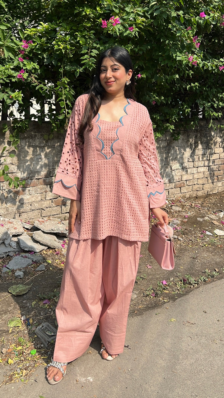 "NORA"-SCHIFFLI TWO PIECE SET