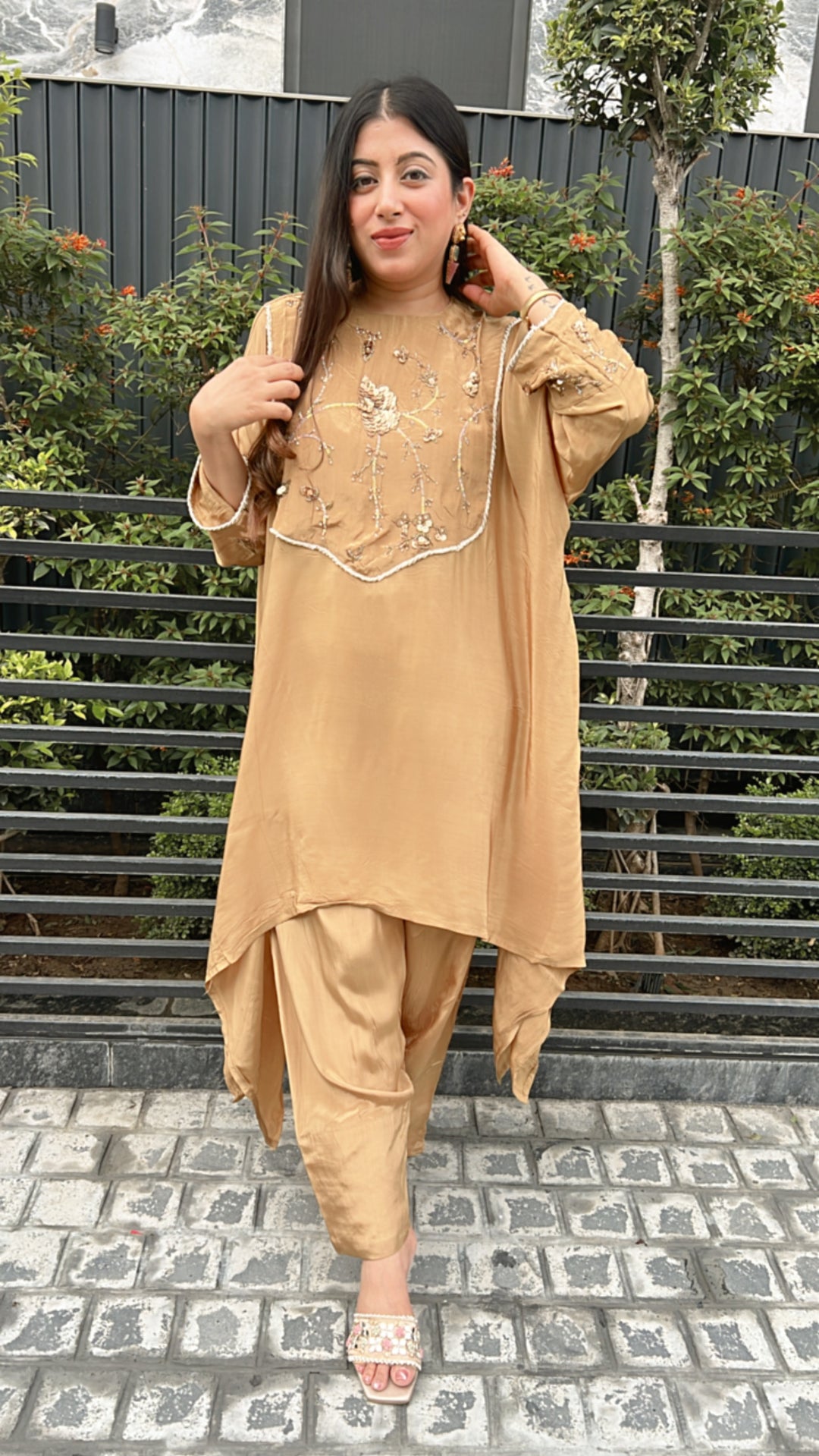 Handworked Farshi Salwar Co-Ord
