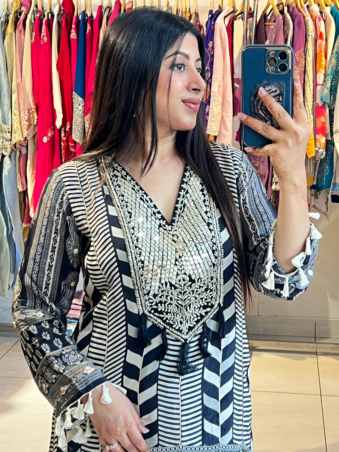 "AMMIE"-TULIP'S TWO PIECE FESTIVE CO-ORD