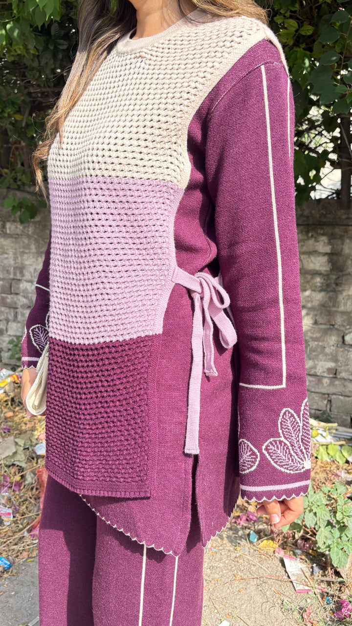 "Dua"-winter crochet three piece set