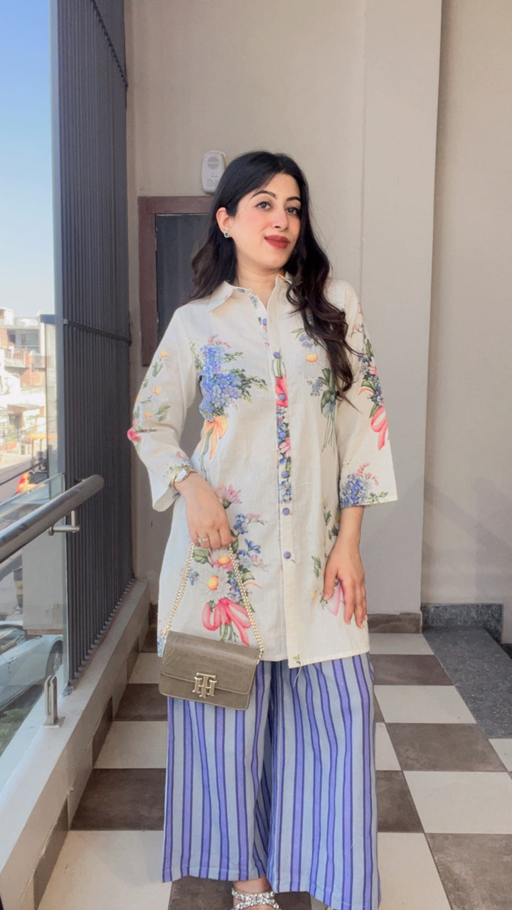 "BANI"-PRINTED SUMMER FLORAL CO-ORD