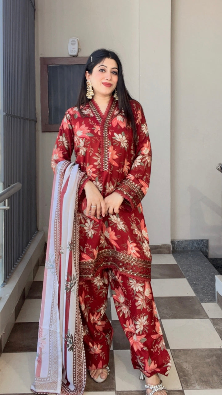 "MEGHA"- FARSHI SALWAR Suit