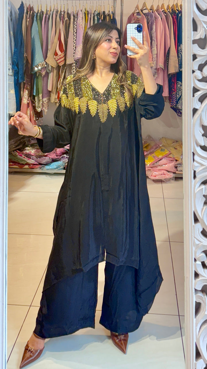 "tanvi"-festive embellished two piece set