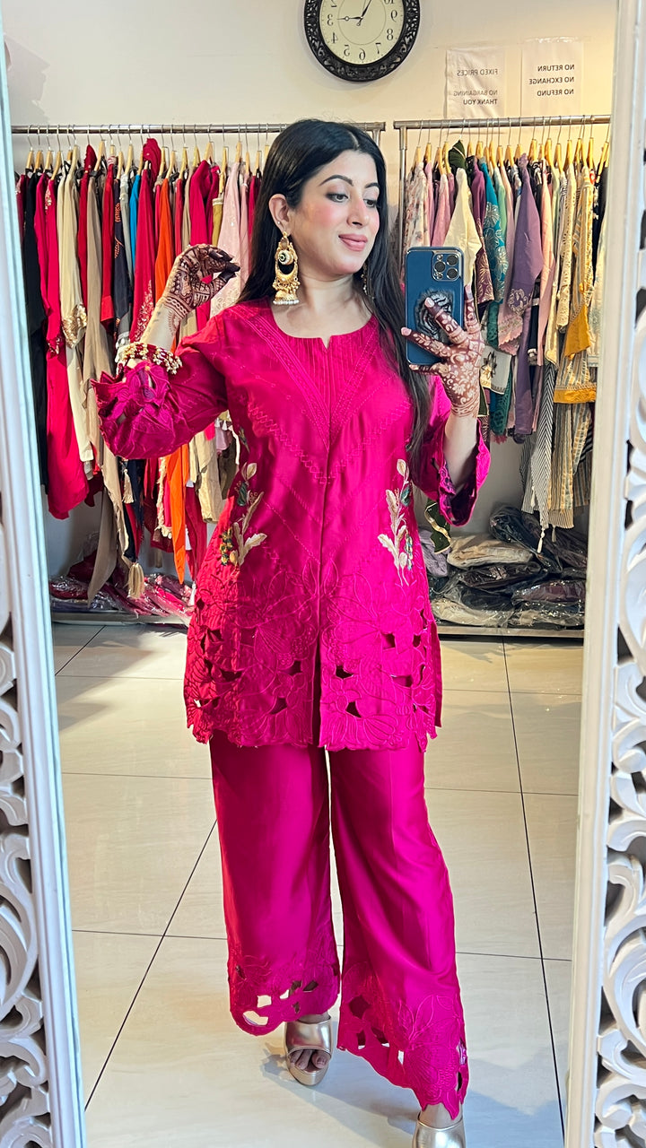 "DIYA"-TWO PIECE CUTWORK CO-ORD