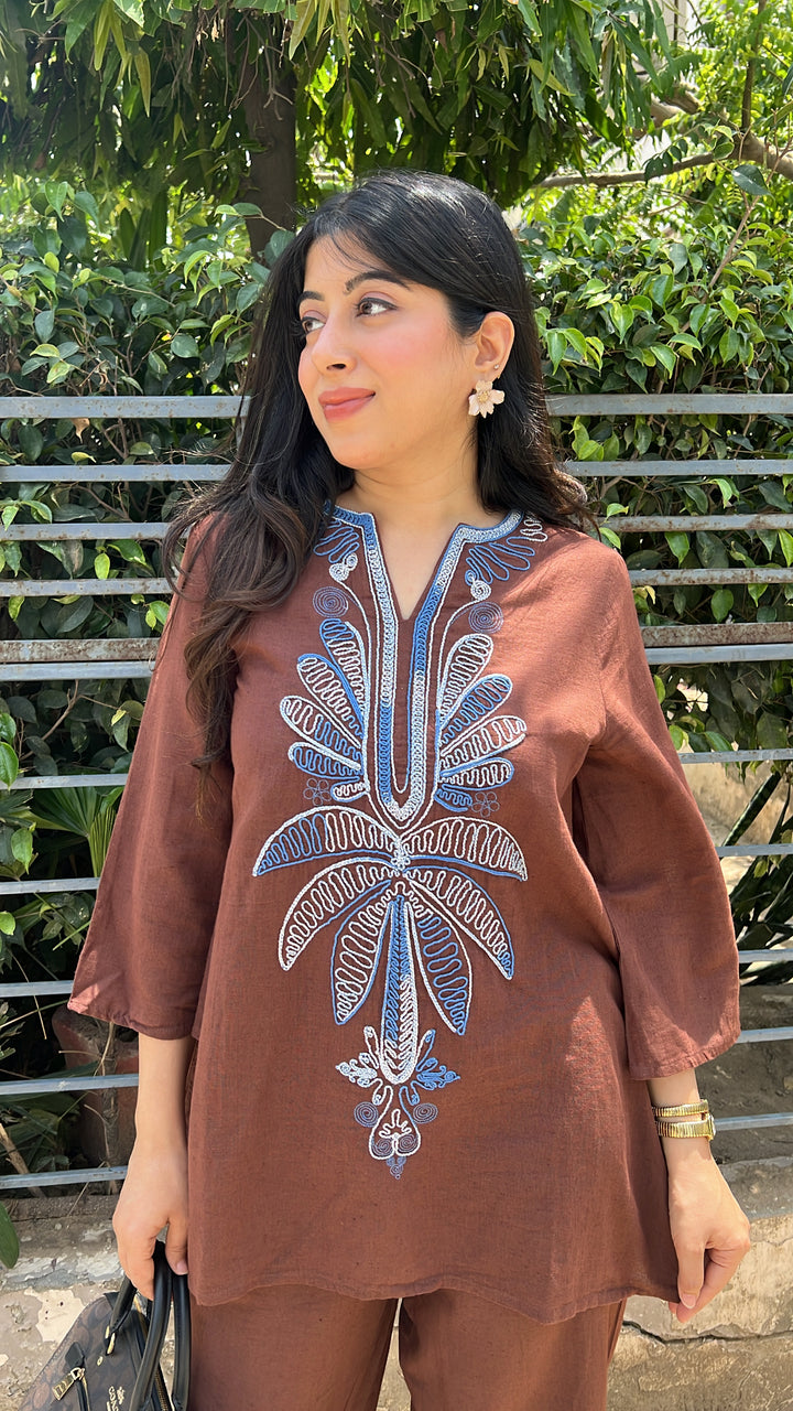 "MARIA"-TWO PIECE EMBROIDERY SET