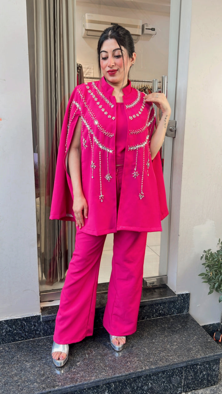 “Diya”-Three Piece Indo Western Set
