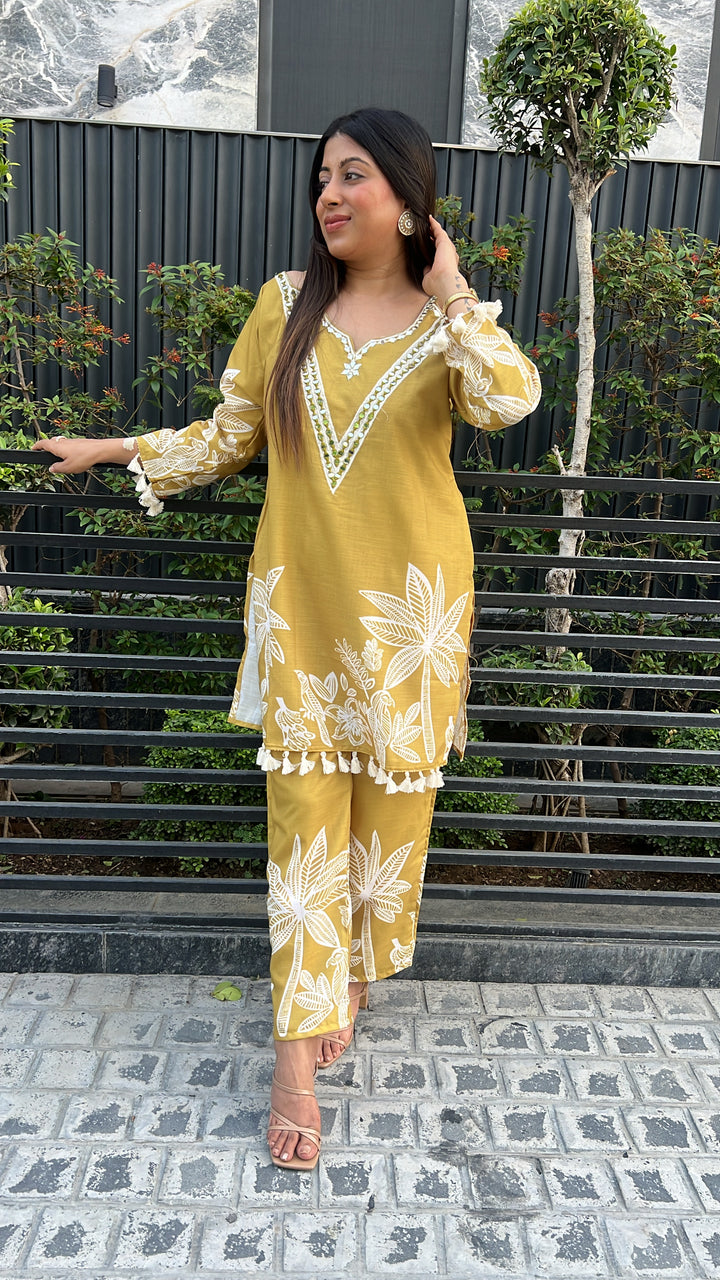 Yellow Mustard Festive Edit Co-Ord