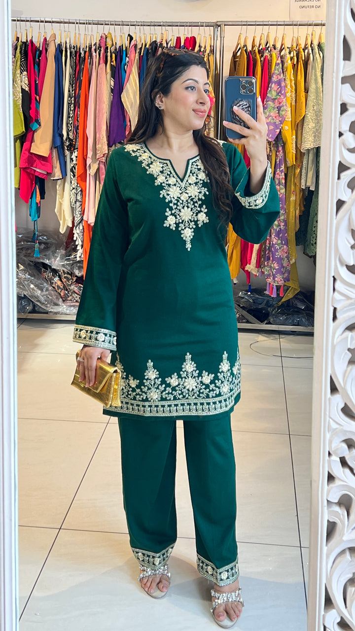 "SHARDA"-EMBROIDERY WINTER CO-ORD