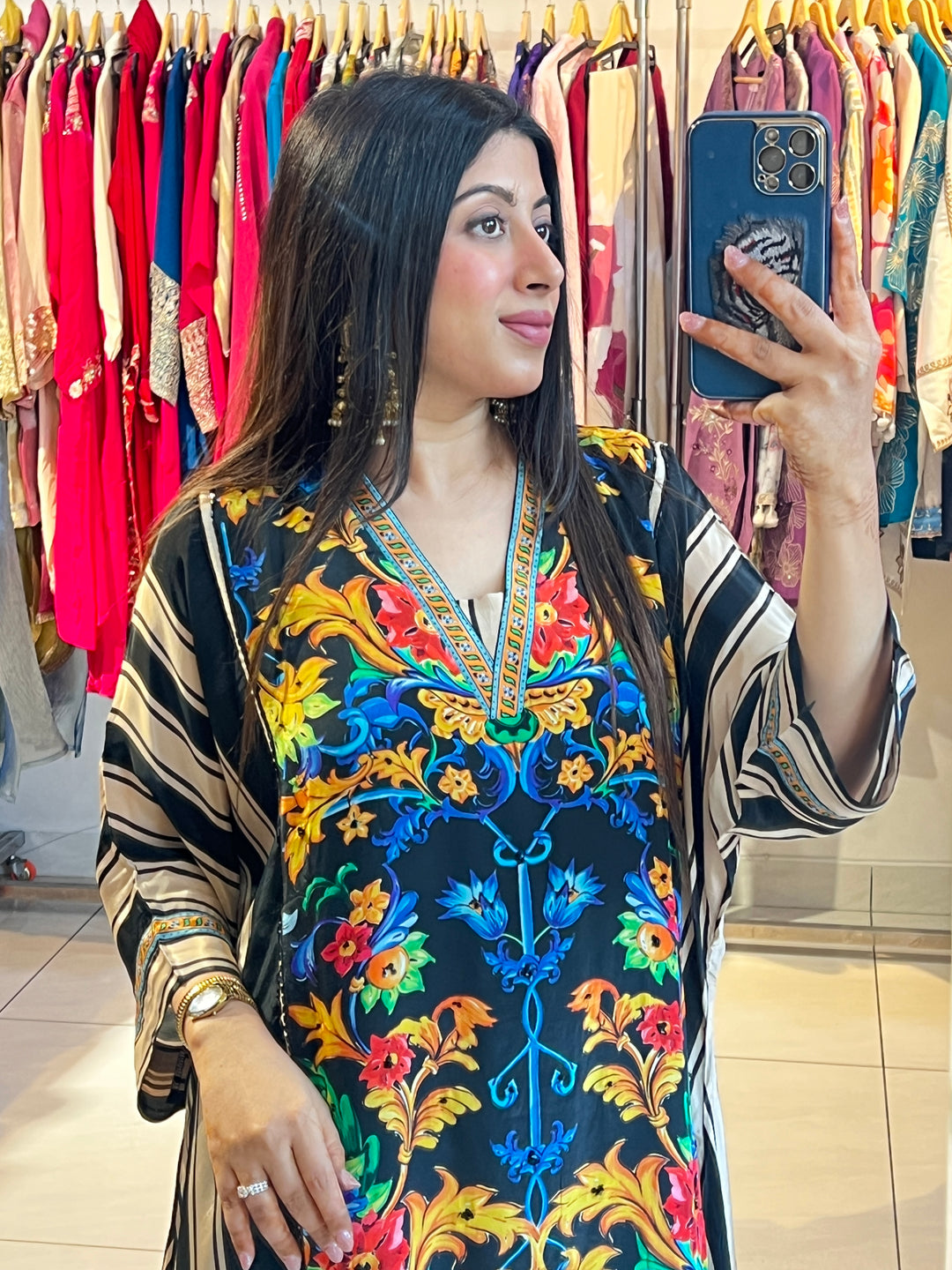 "AIZEL"-2 PC FESTIVE CREPE SET