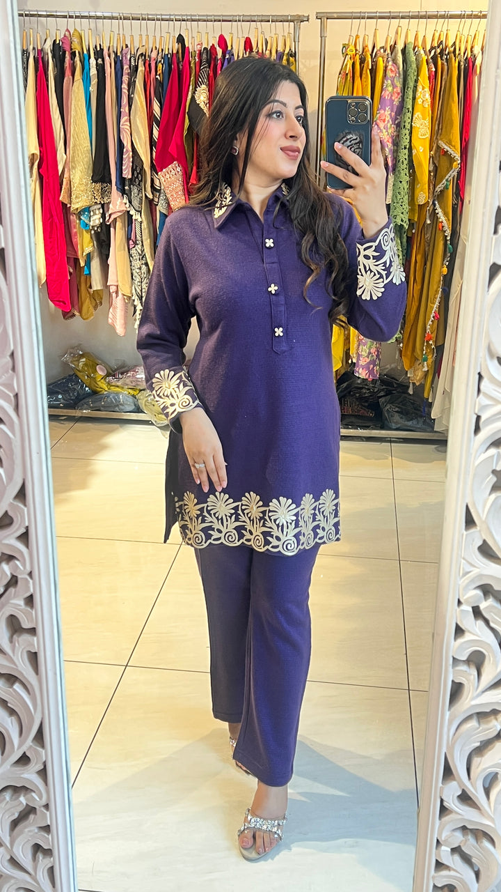 "IKKAT"-WINTER CO-ORD