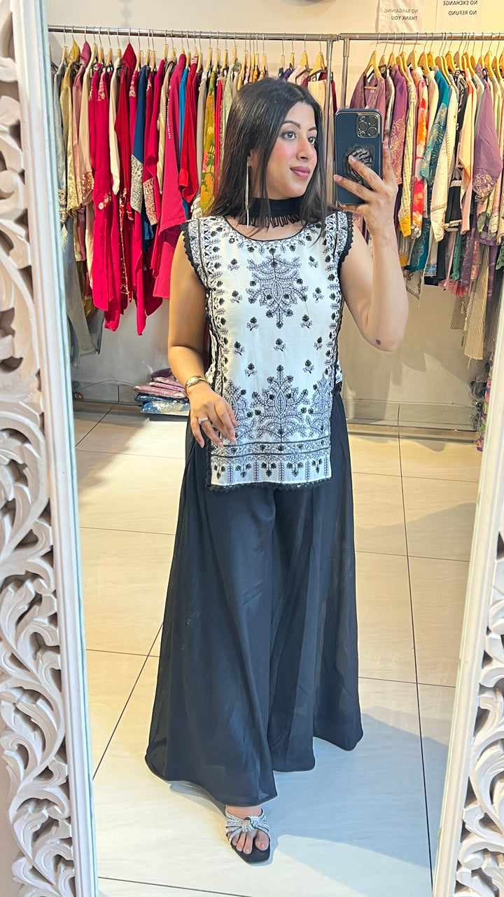 "HIYA"-3 PC INDO WESTERN  SET