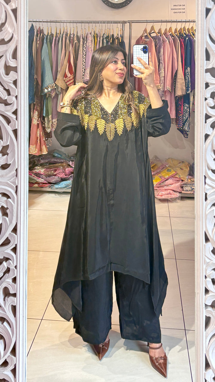 "tanvi"-festive embellished two piece set