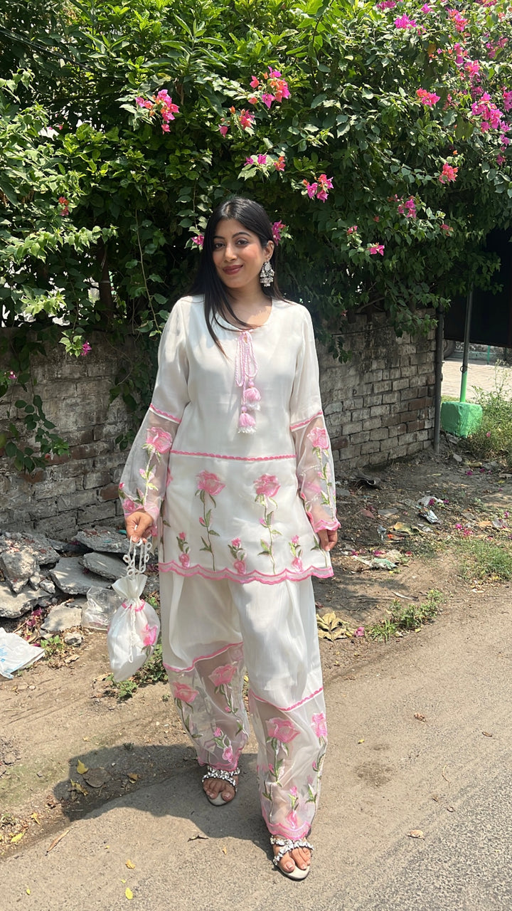 "aizel"-two piece set with potli bag
