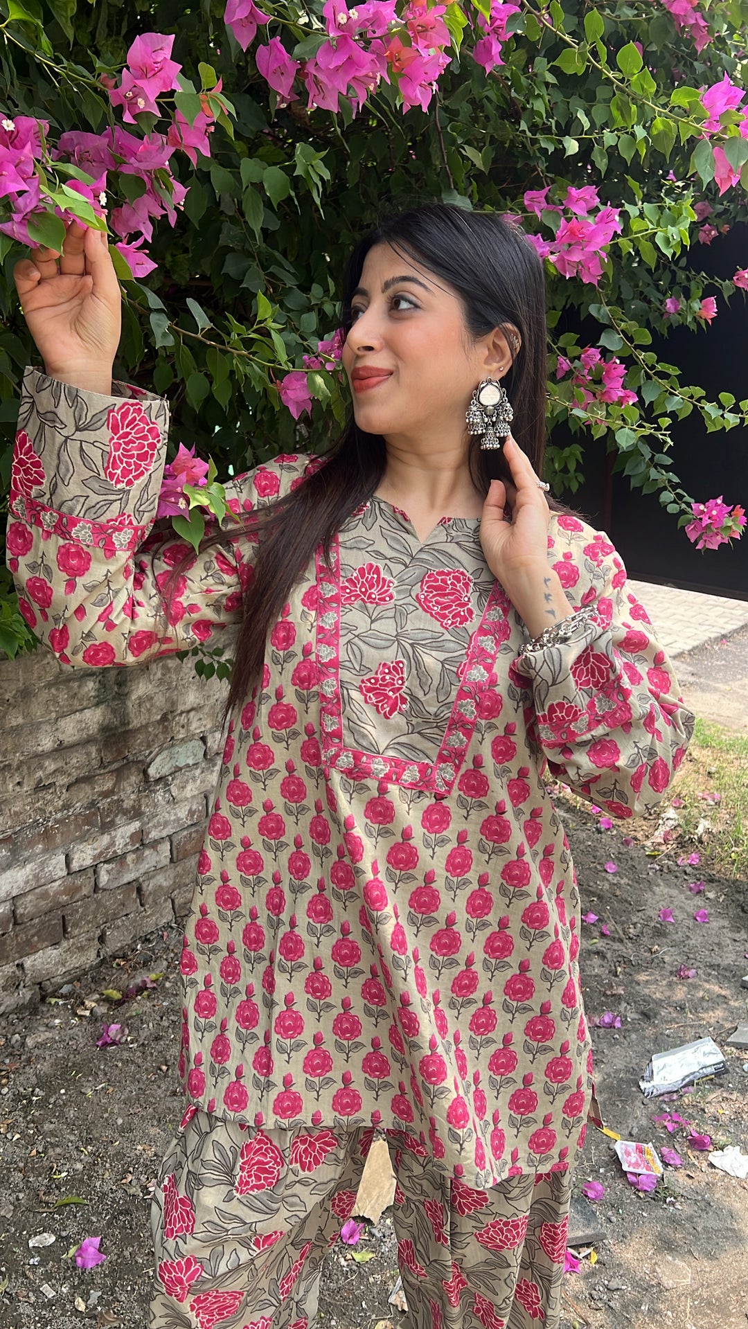"SOFI"-PRINTED FARSHI SET